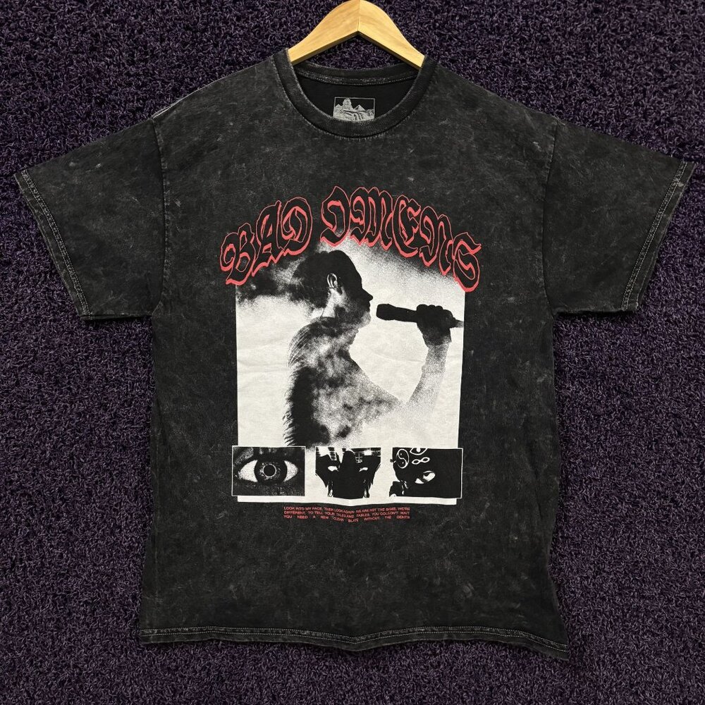 Bad Omens Live! Acid Wash T-shirt size Large